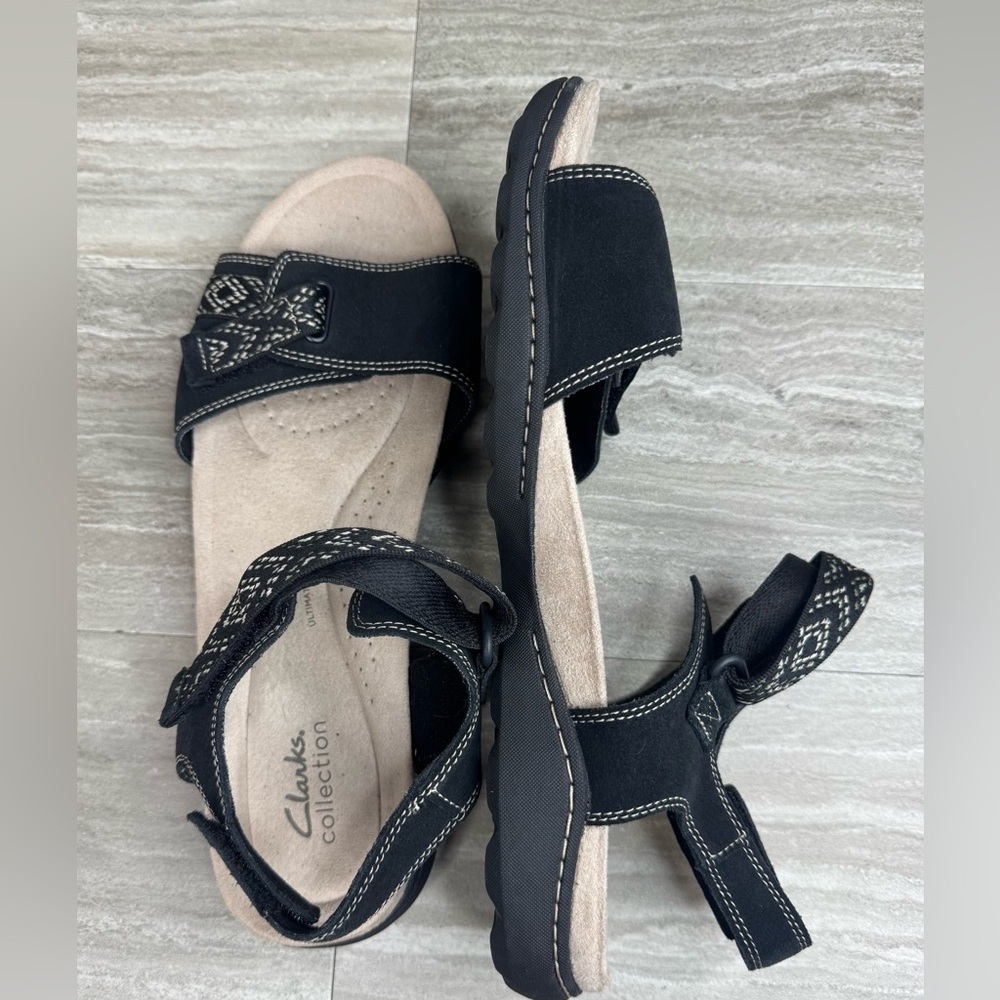 Clarks Collection Amanda Sprint Strappy Sandals Womens Size 11 - Picture 9 of 13